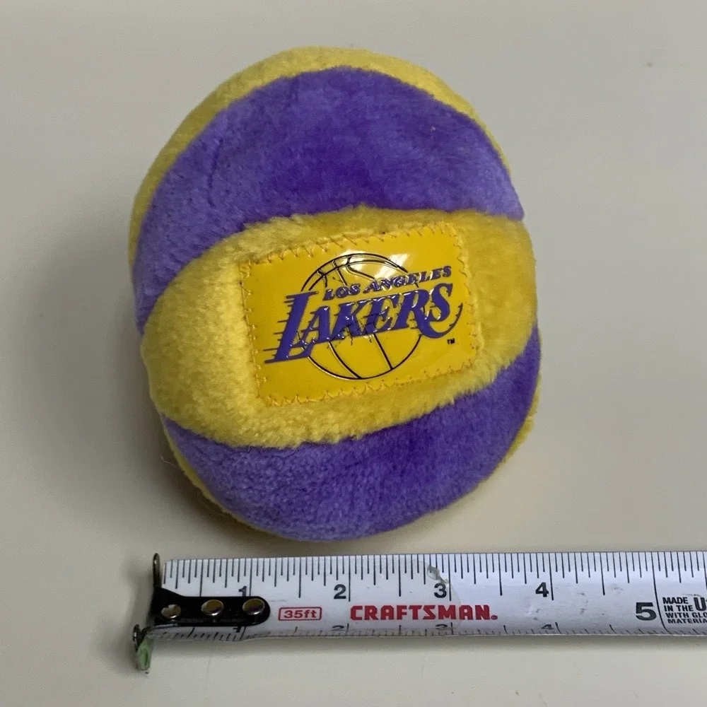 Vintage Los Angeles Lakers Plush Basketball Sports Pillow 4